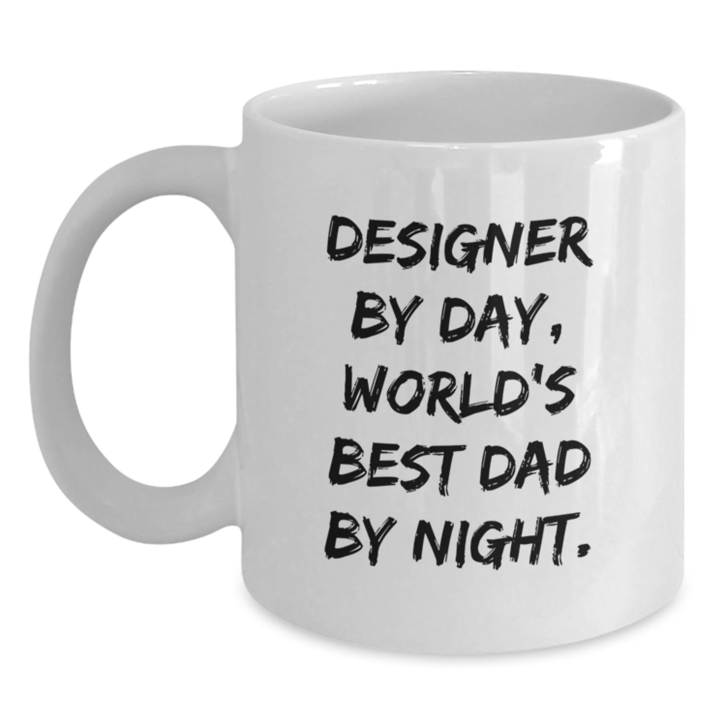 Funny Designer Gifts from Dad, White Coffee Mug for Him, Christmas Unique Mugs for Men - Main