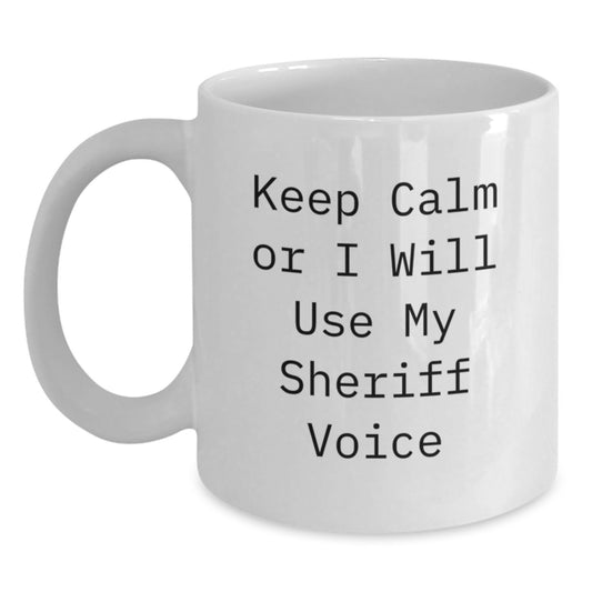 Funny Sheriff Gifts from Men to Mother's Day Unique Gifts for Sheriff Women Friends - Main