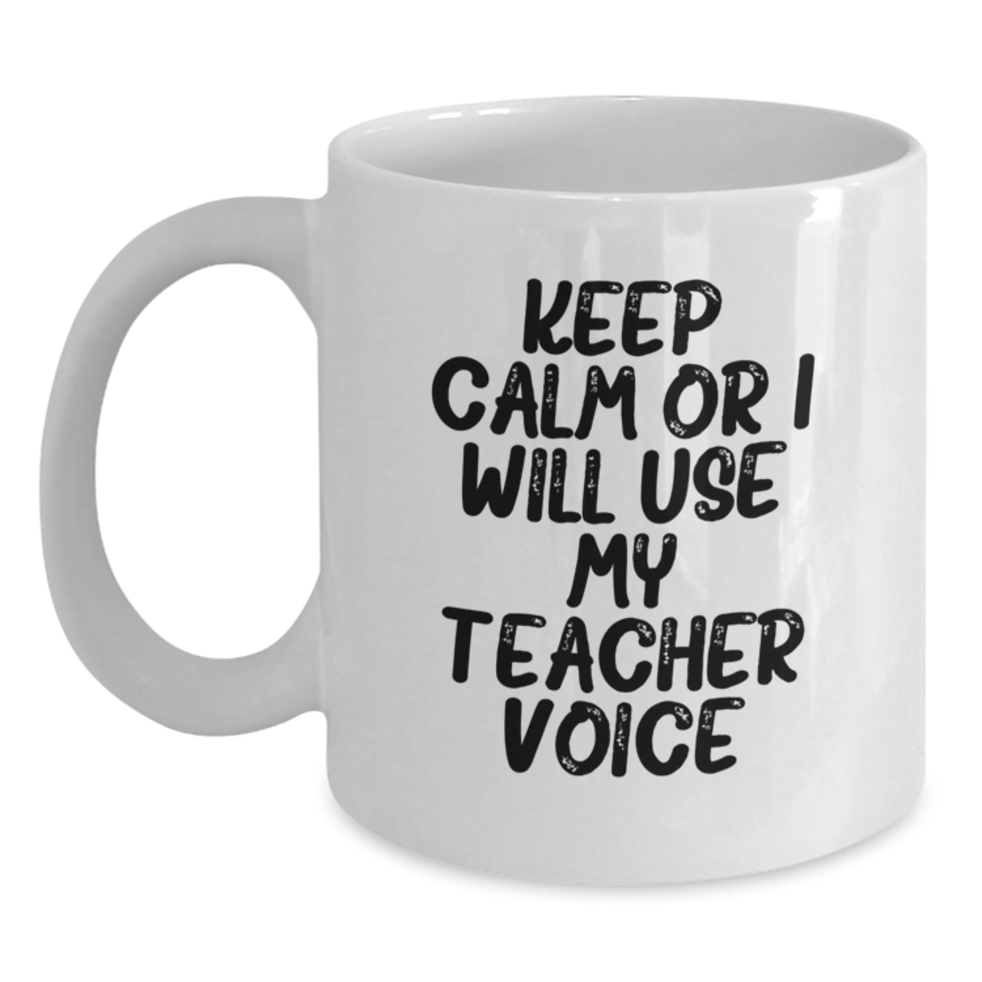 Funny Teacher White Coffee Mugs Gifts from Men to Women for Christmas Unique Presents - Main