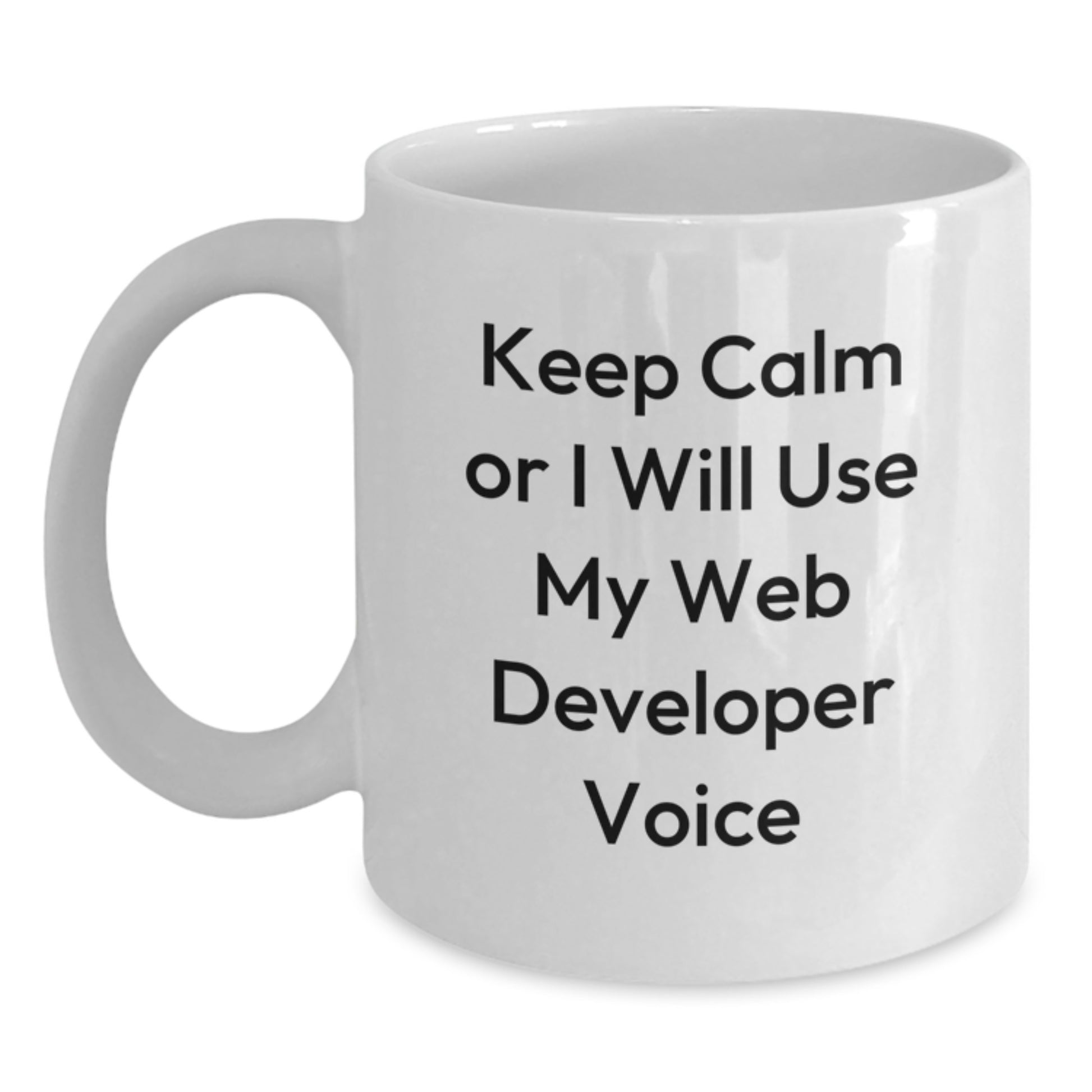 Funny Web Developer Coffee Mug Gifts from Friends for Valentine's Web Developer Men's Office Mug - Main