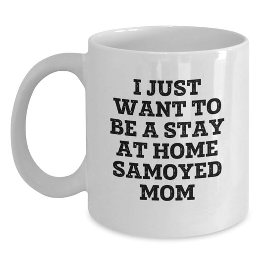 Funny Samoyed Dog Gifts for Women - Gifts from Family and Friends to Samoyed Dog Mom - White Coffee Mug 11oz 15oz - Main