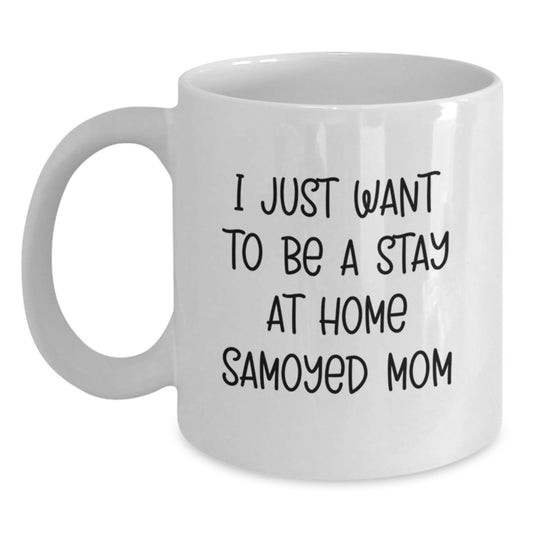 Samoyed Dog Gift Ideas for Valentine's, Funny White Coffee Mug for Mom, Gifts from Friends, Family, and Lovers - Main