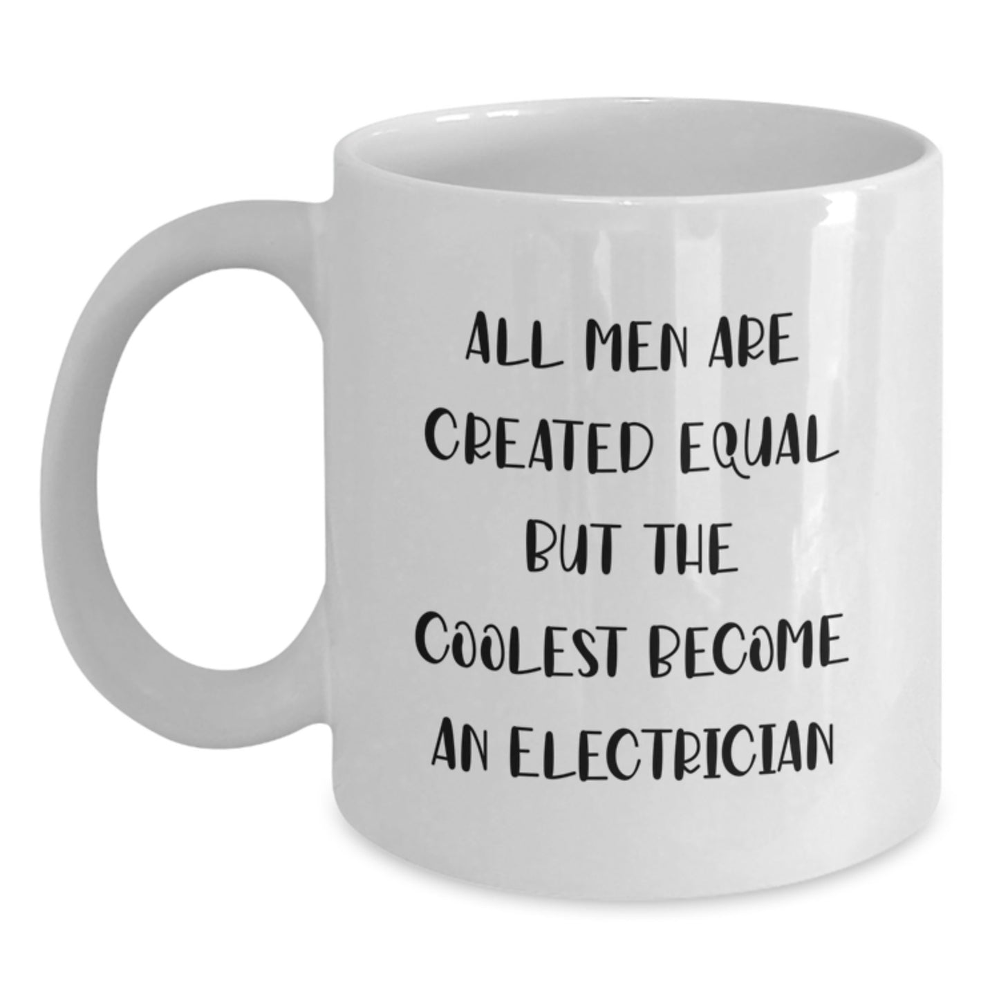 Funny Electrician White Coffee Mug Gifts for Men from Women Valentine's Unique - Main