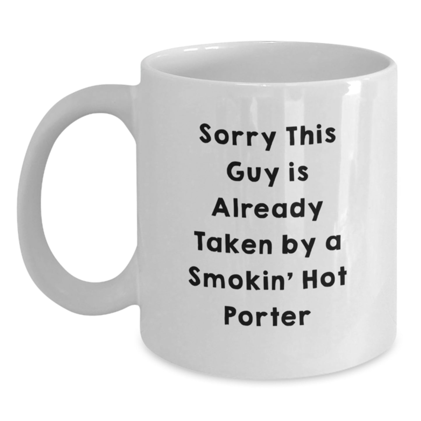Funny Quote Gifts for Porter, White Coffee Mug, Christmas Unique Gifts from Friends - Main