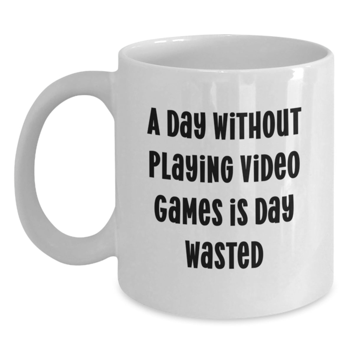 Funny Video Games Inspired Gifts for Men, Playing Video Games Lover's White Coffee Mug, Birthday Unique Gifts from Friends - Main