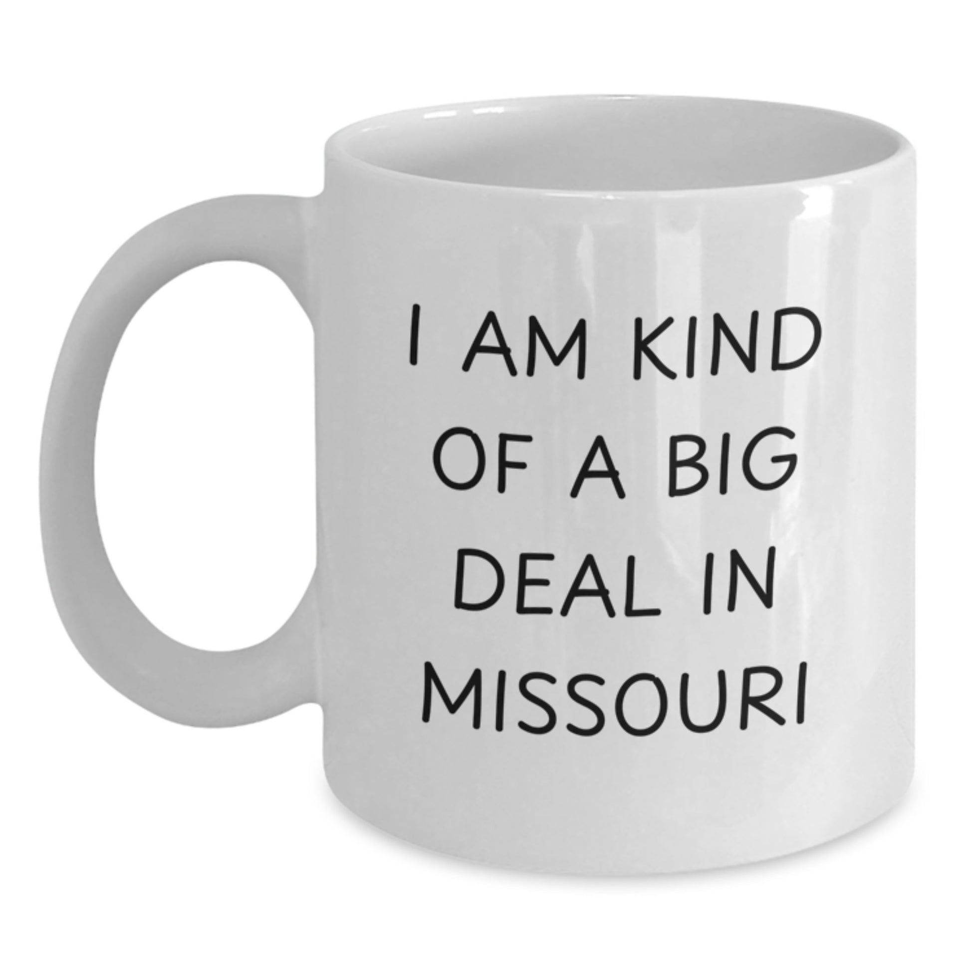 Missouri Birthday Gift White Coffee Mug for Her Keepsake Featuring State - Main