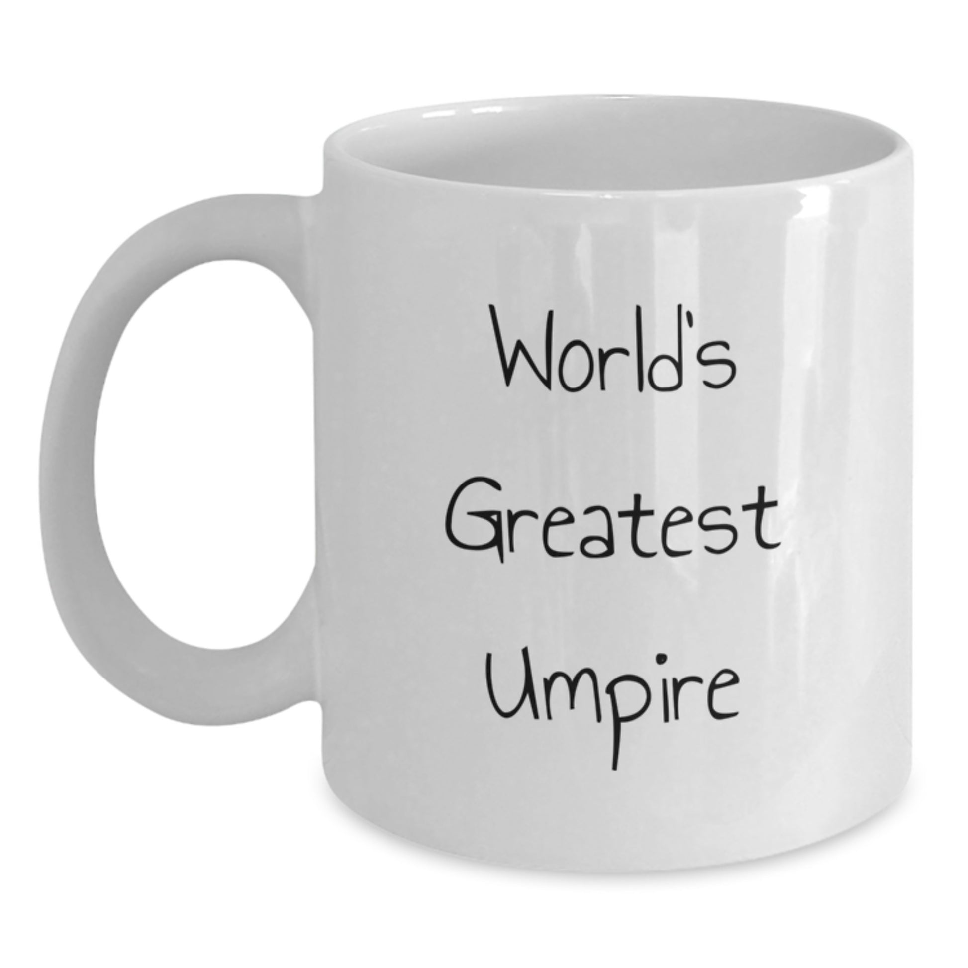 Funny Umpire Gifts from Mom, Unique White Coffee Mug for Umpire Enthusiasts, World's Greatest Umpire Quote, Ideal Gift for Mother's Day - Main