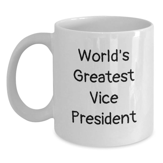 Funny Vice President White Coffee Mug Gifts from Friends and Family - Main