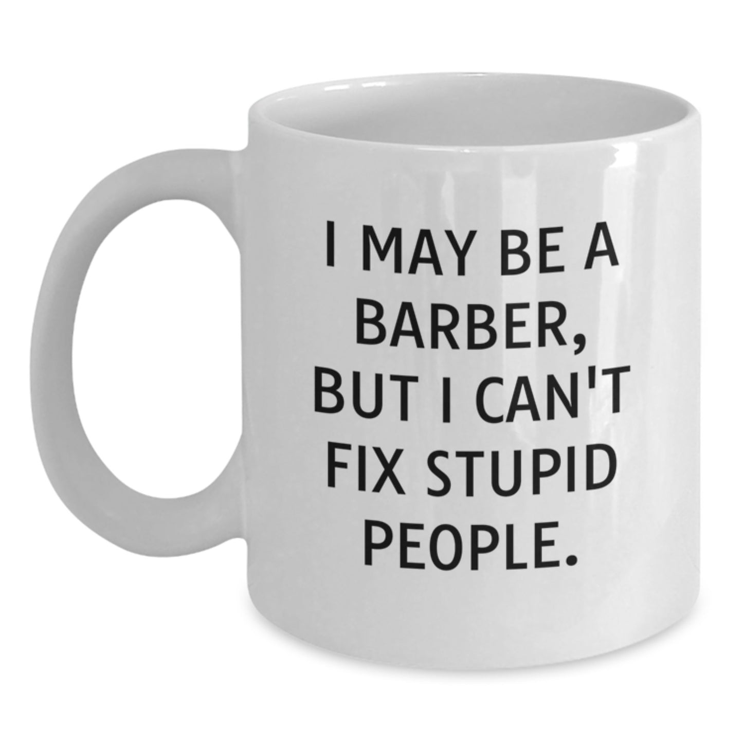 Barber Keepsake White Coffee Mug for Him Birthday Gift - Main