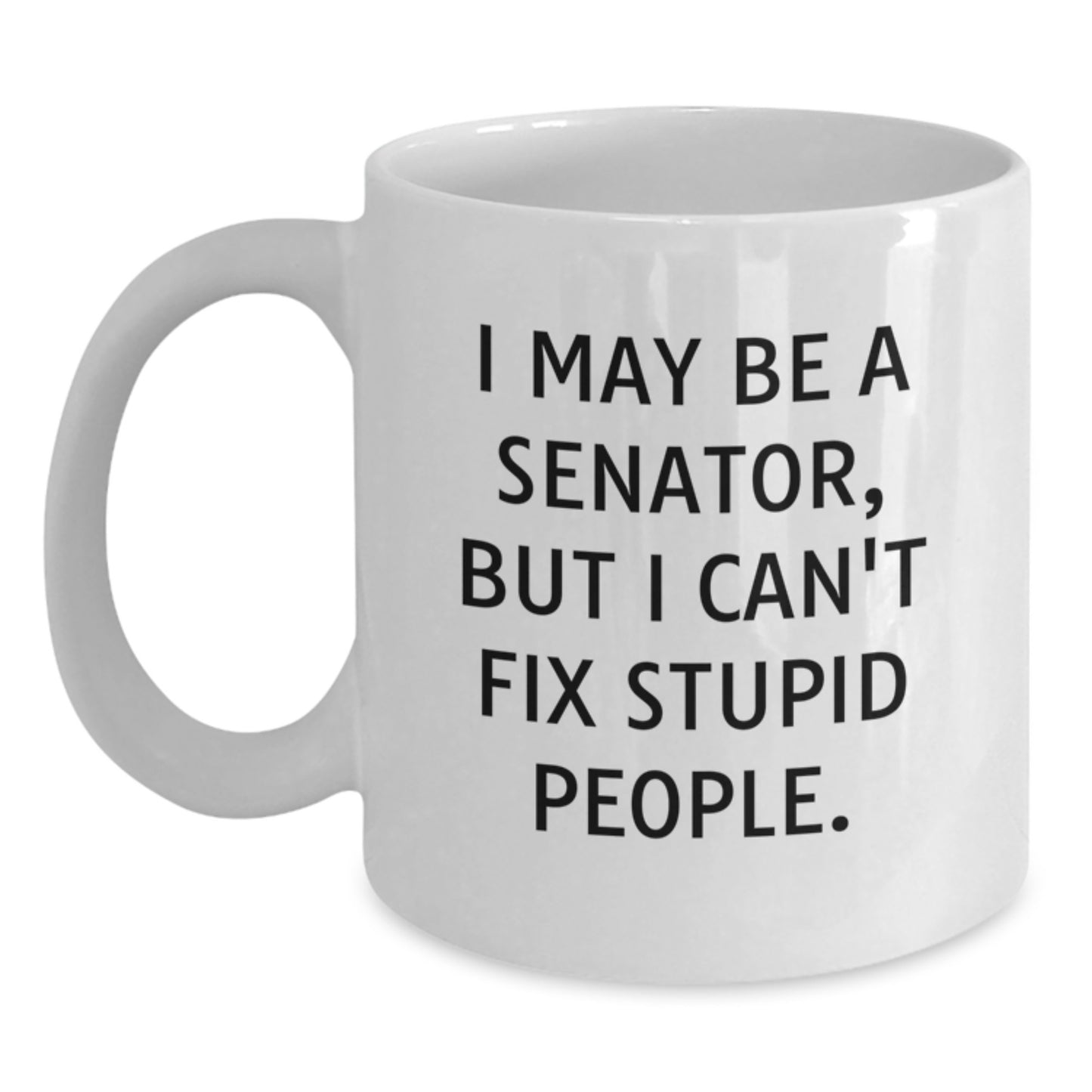 Senator Keepsake White Coffee Mug for Him Birthday Gift Ceramic 15oz - Main