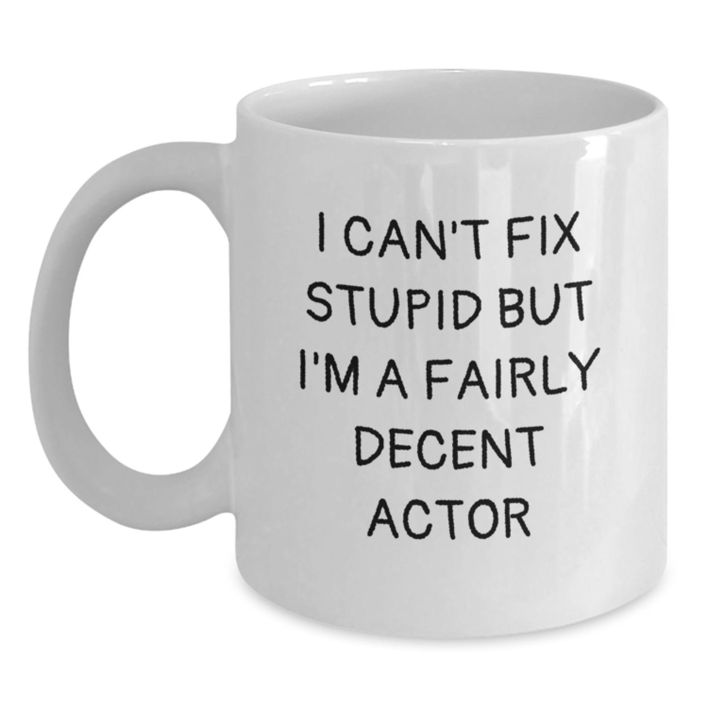 Funny Actor White Coffee Mugs for Actor Gifts from Men to Actor Friends on Graduation Unique Ideas - Main