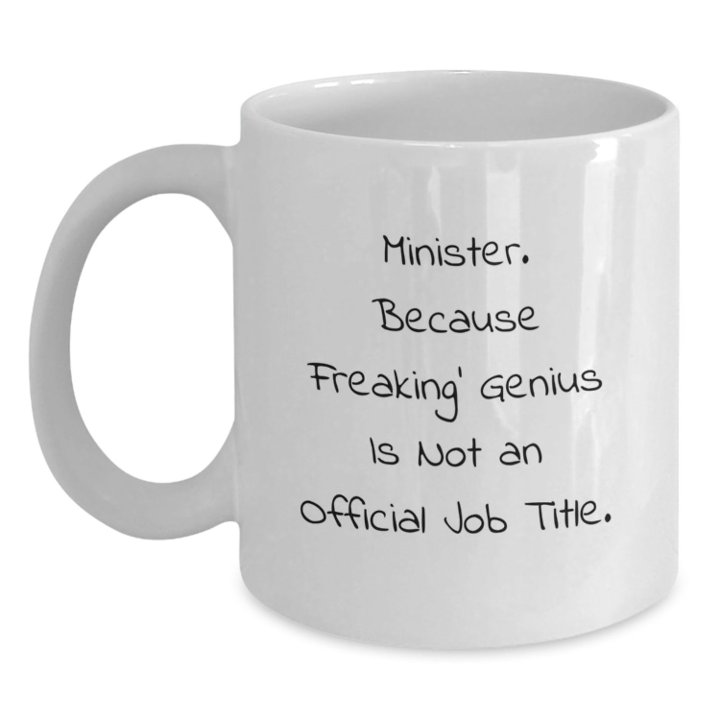 Minister Keepsake White Coffee Mug for Him Birthday Gift Ceramic 11oz - Main