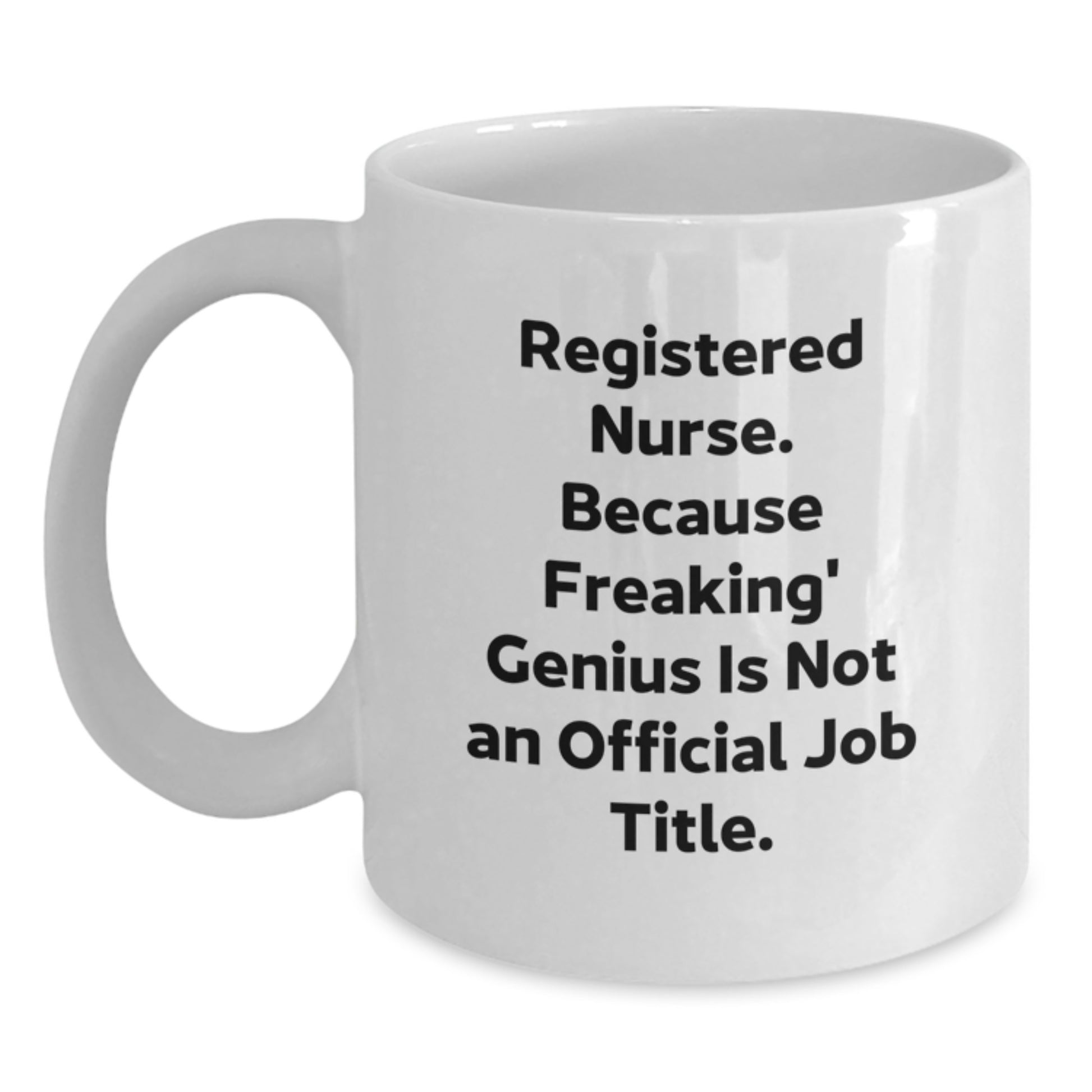 Registered Nurse Keepsake Mug for Him Graduation Gift Ceramic 11oz White - Main