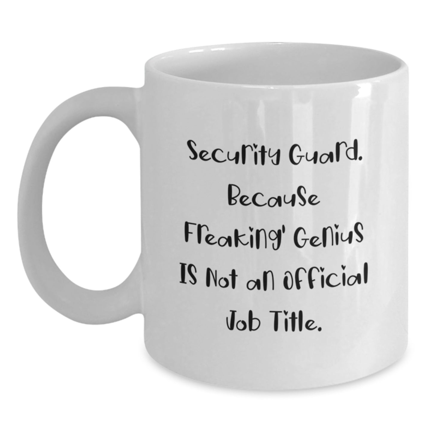 Funny Security Guard Gifts from Friends White Coffee Mug for Men Security Guard on Christmas Unique - Main