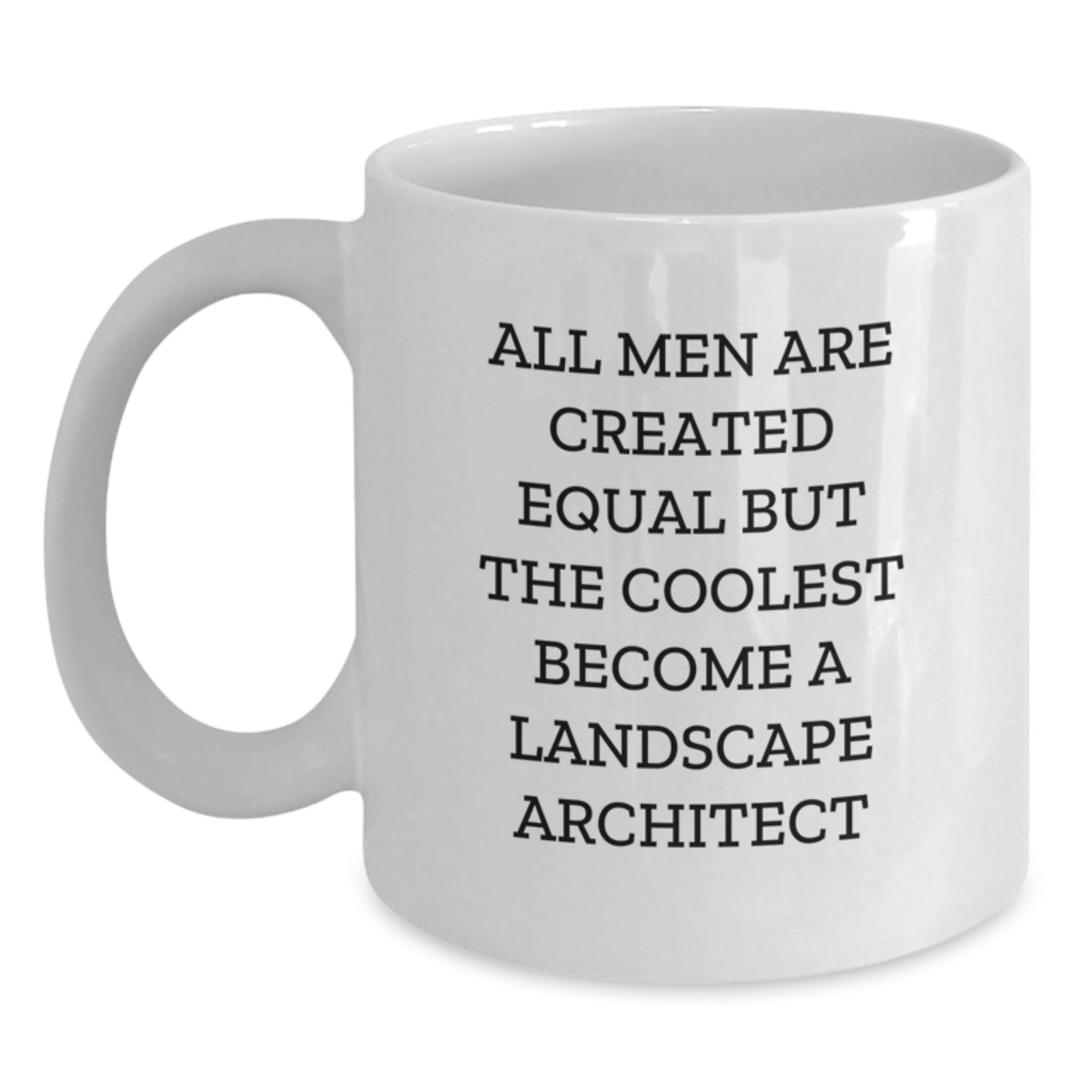 Funny Landscape Architect Gifts for Men, White Coffee Mug, Unique Father's Day Unique Gifts from Men to Husband Dad - Main