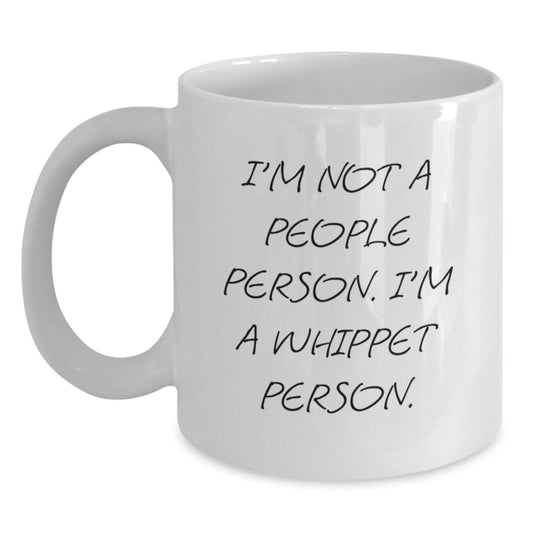 Whippet Dog Lover Gifts from Men to Men Funny Coffee Mug Valentine's Unique - Main