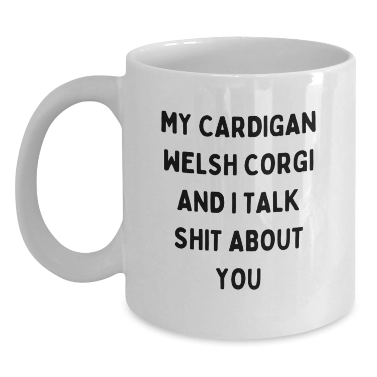 Cardigan Welsh Corgi White Coffee Mug Keepsake Birthday Gift for Him - Main