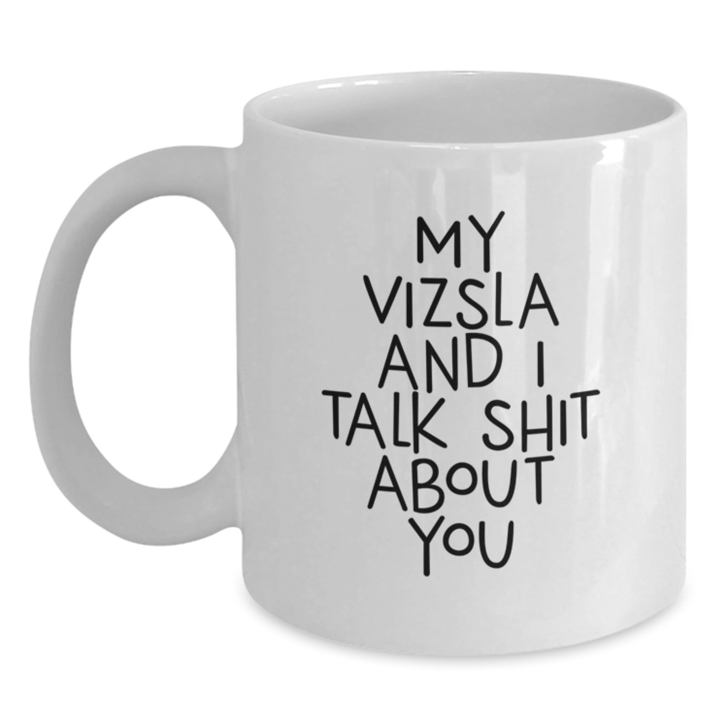 Vizsla Dog Keepsake White Ceramic Coffee Mug for Him Birthday Gift 11oz - Main