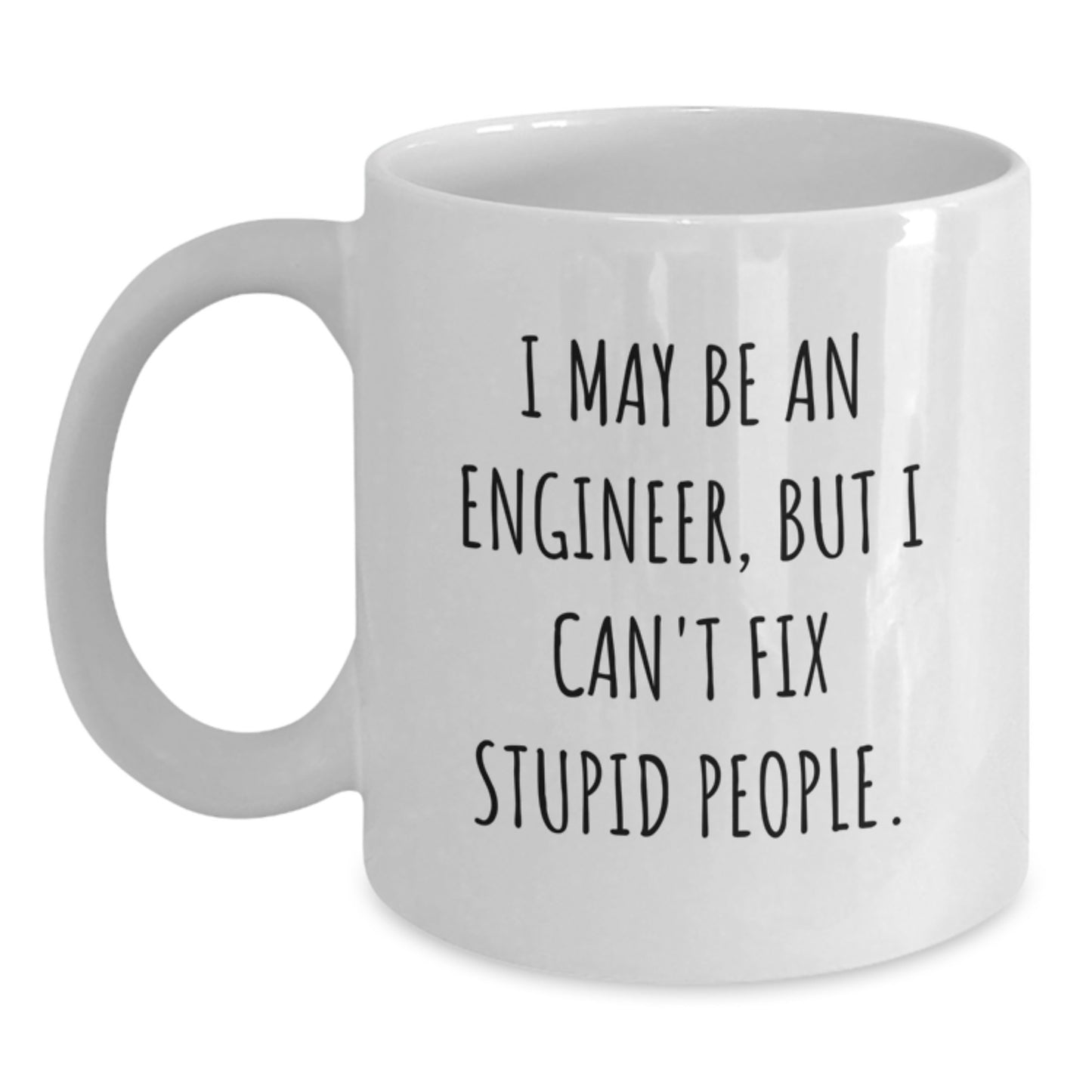 Premium Engineer Keepsake White Coffee Mug for Him Birthday Gift - Main