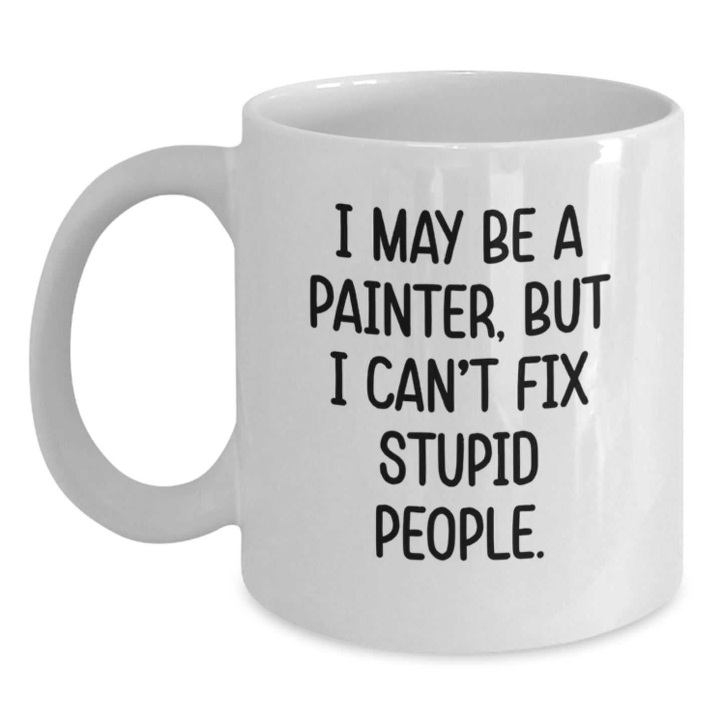 Painter Keepsake White Coffee Mug for Him Surprise Birthday Gift - Main