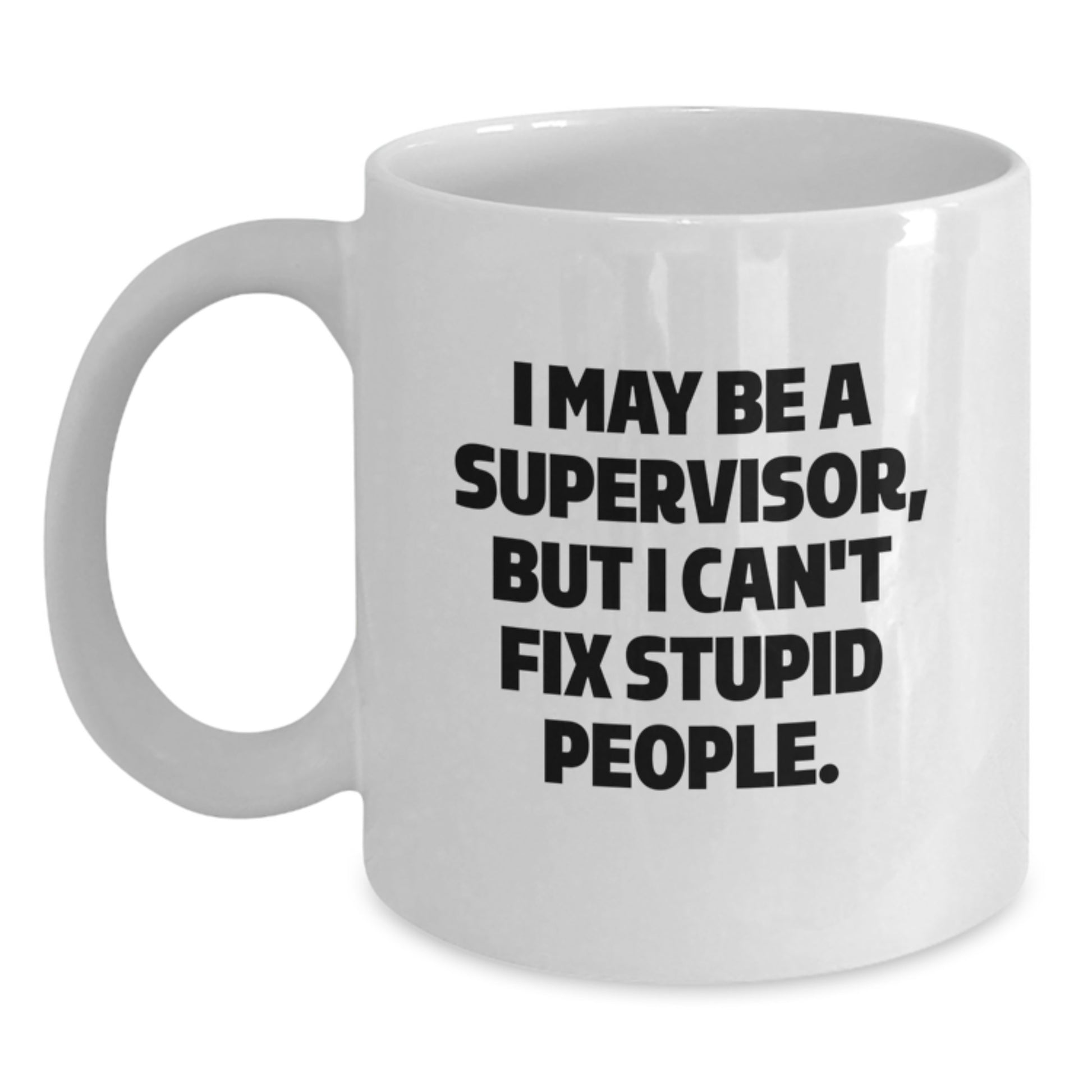Supervisor Keepsake White Coffee Mug for Him Surprise Birthday Gift - Main