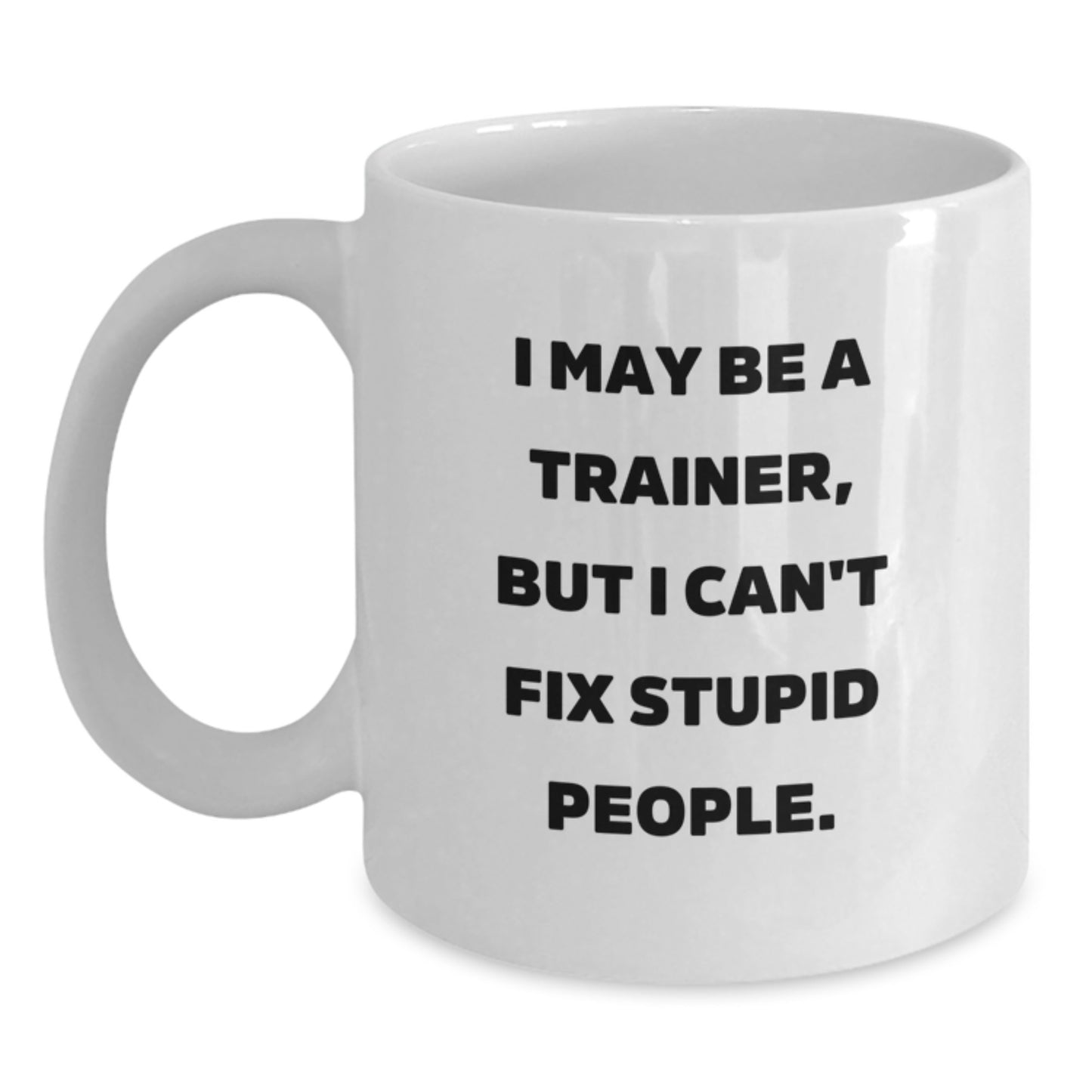 Trainer Keepsake Ceramic White Coffee Mug for Him Birthday Gift - Main