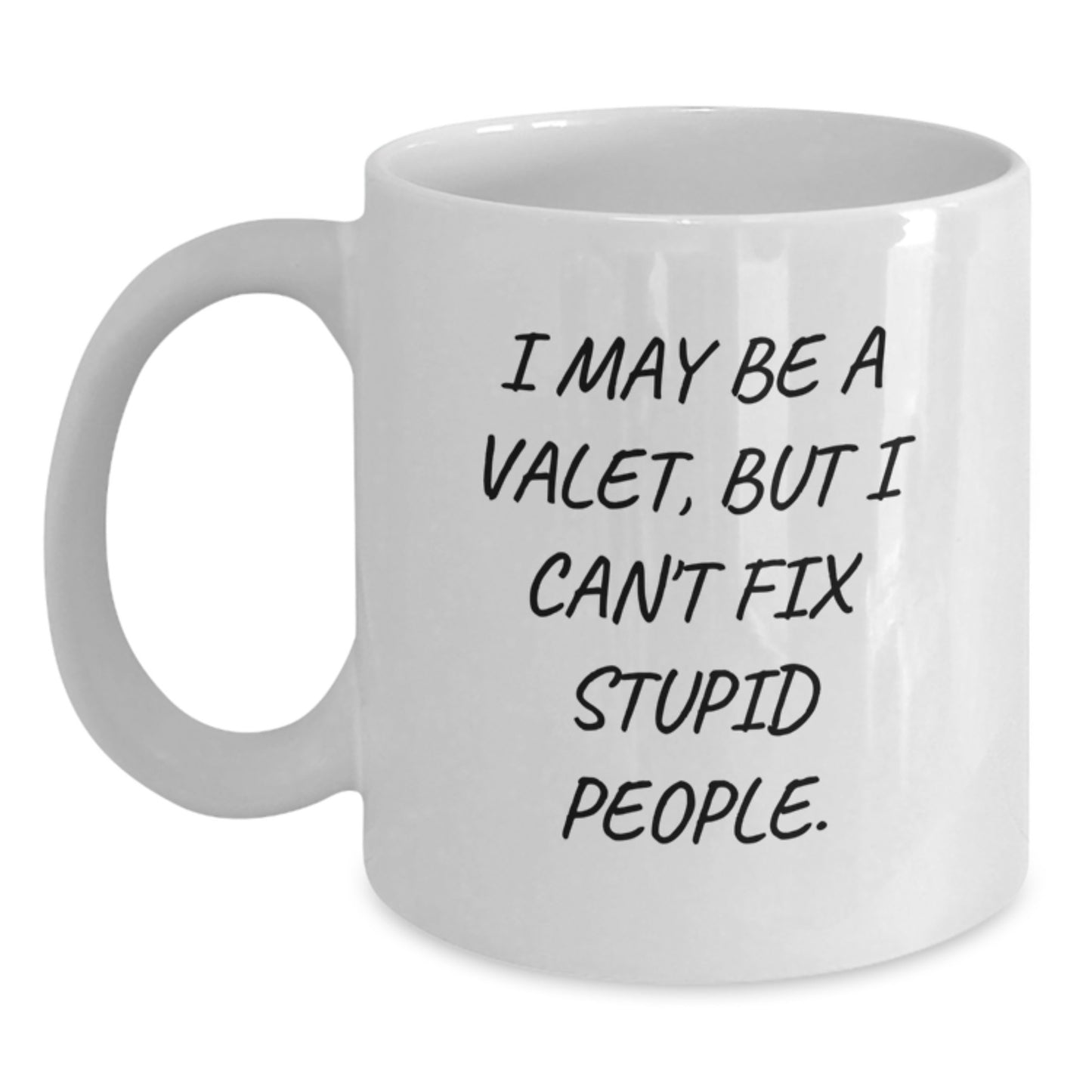 Valet White Coffee Mug Keepsake Birthday Gift for Him - Main