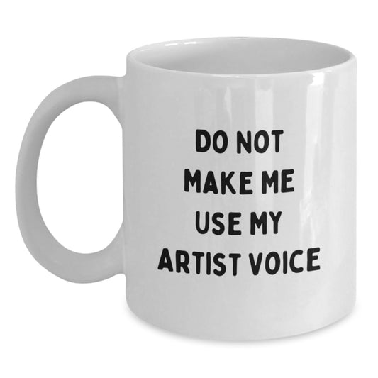 Artist Keepsake White Coffee Mug for Him Birthday Gift Premium - Main
