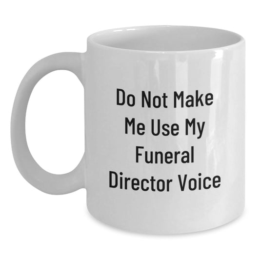 Funeral Director Keepsake Mug Birthday Gift for Him - Main