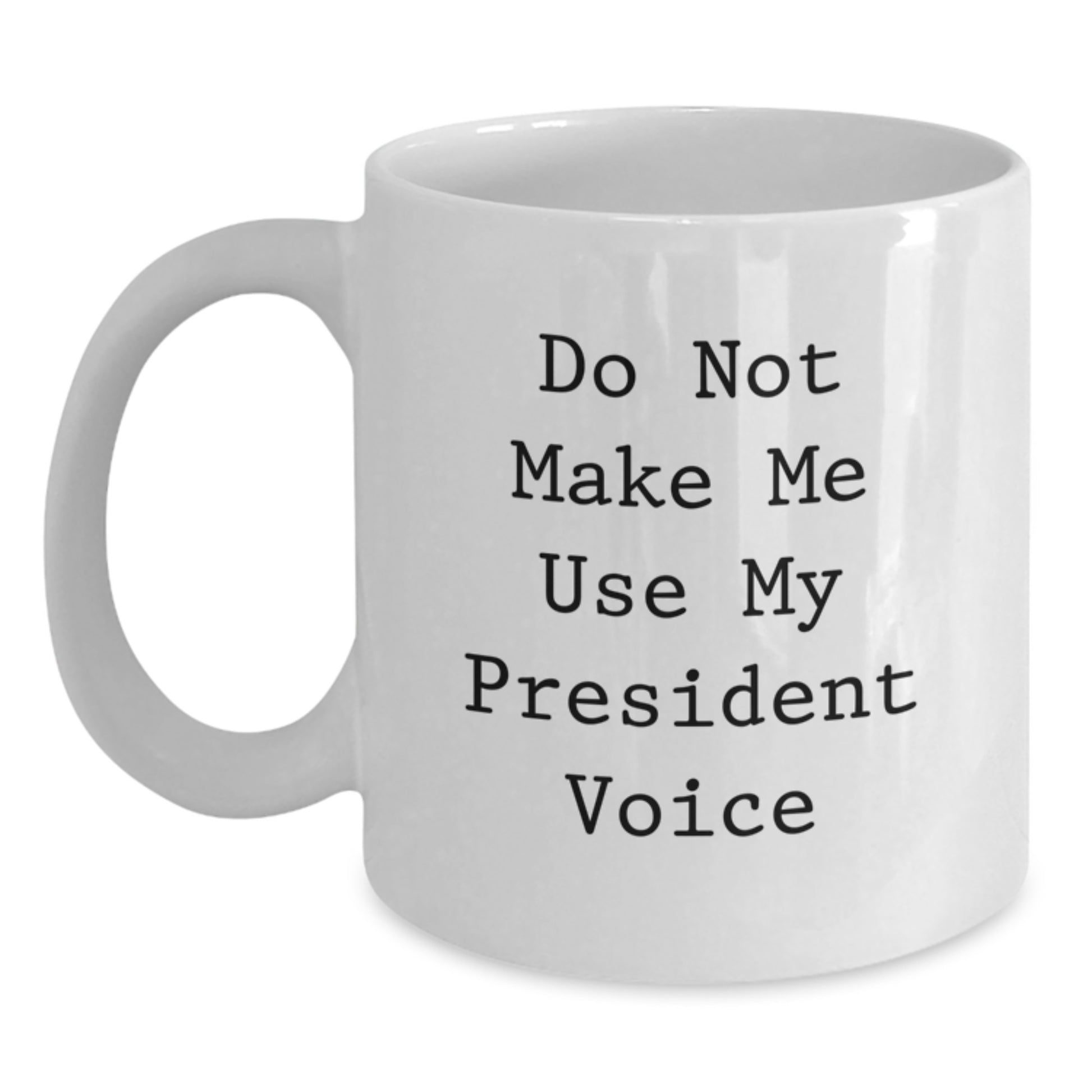 Birthday Gift President White Coffee Mug for Her Present - Main
