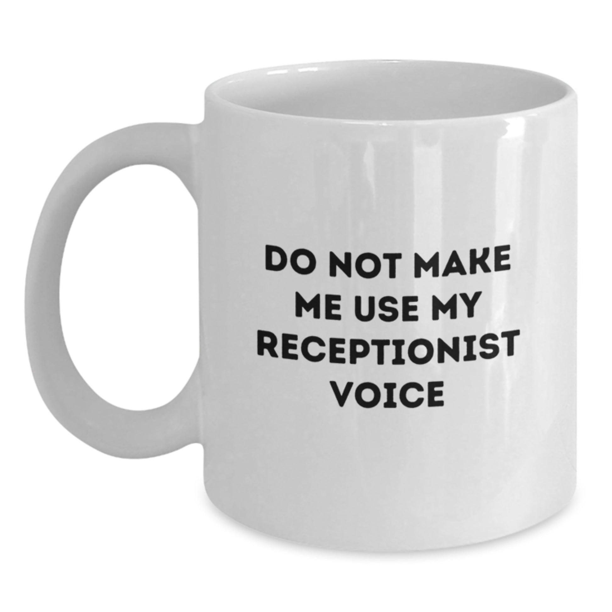 Receptionist Keepsake Premium Ceramic White Mug for Him Birthday Gift - Main