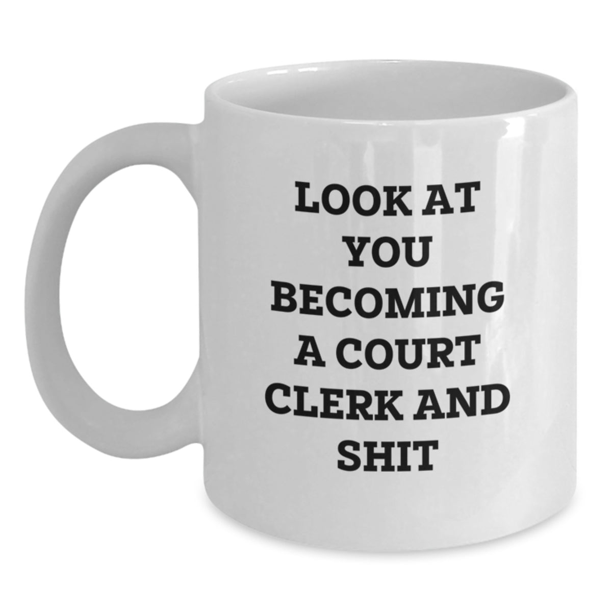 Court Clerk Gift For Him A Humorous Keepsake Mug - Main