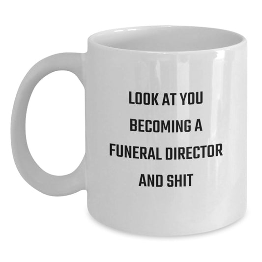 Sassy Funeral Director Mug – Birthday Gift for Friends – Keepsake - Main