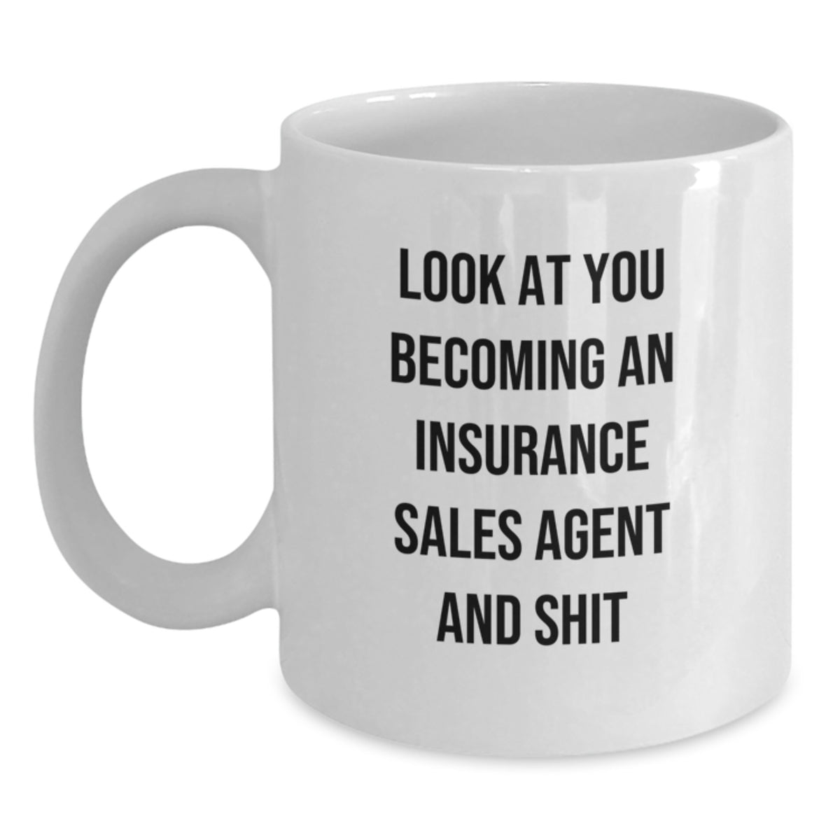 Birthday Gift Insurance Sales Agent White Mug for Her Present - Main