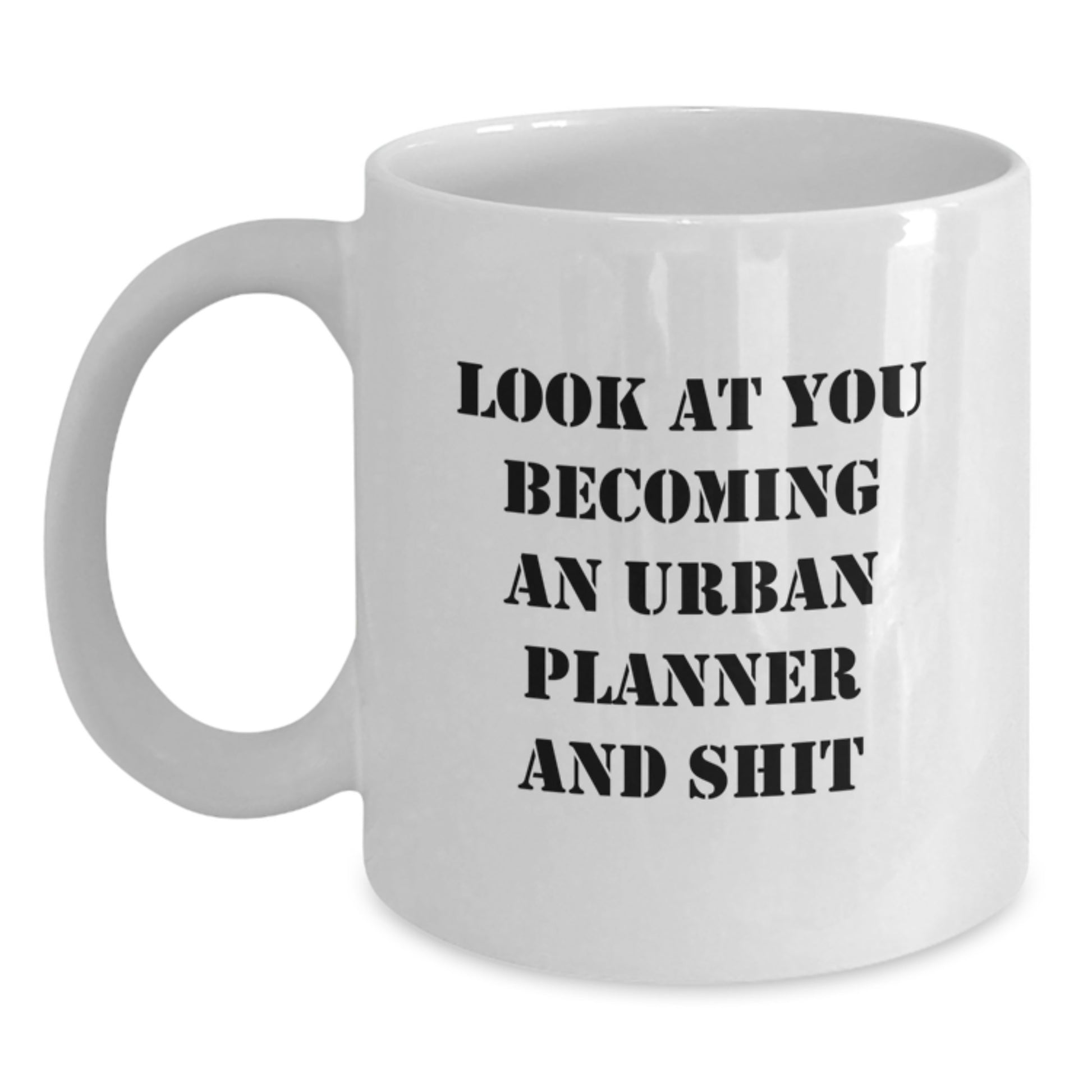 Funny Urban Planner Gifts from Mom, Unique White Coffee Mug for Women, Mother's Day Unique Gifts for Friend - Main