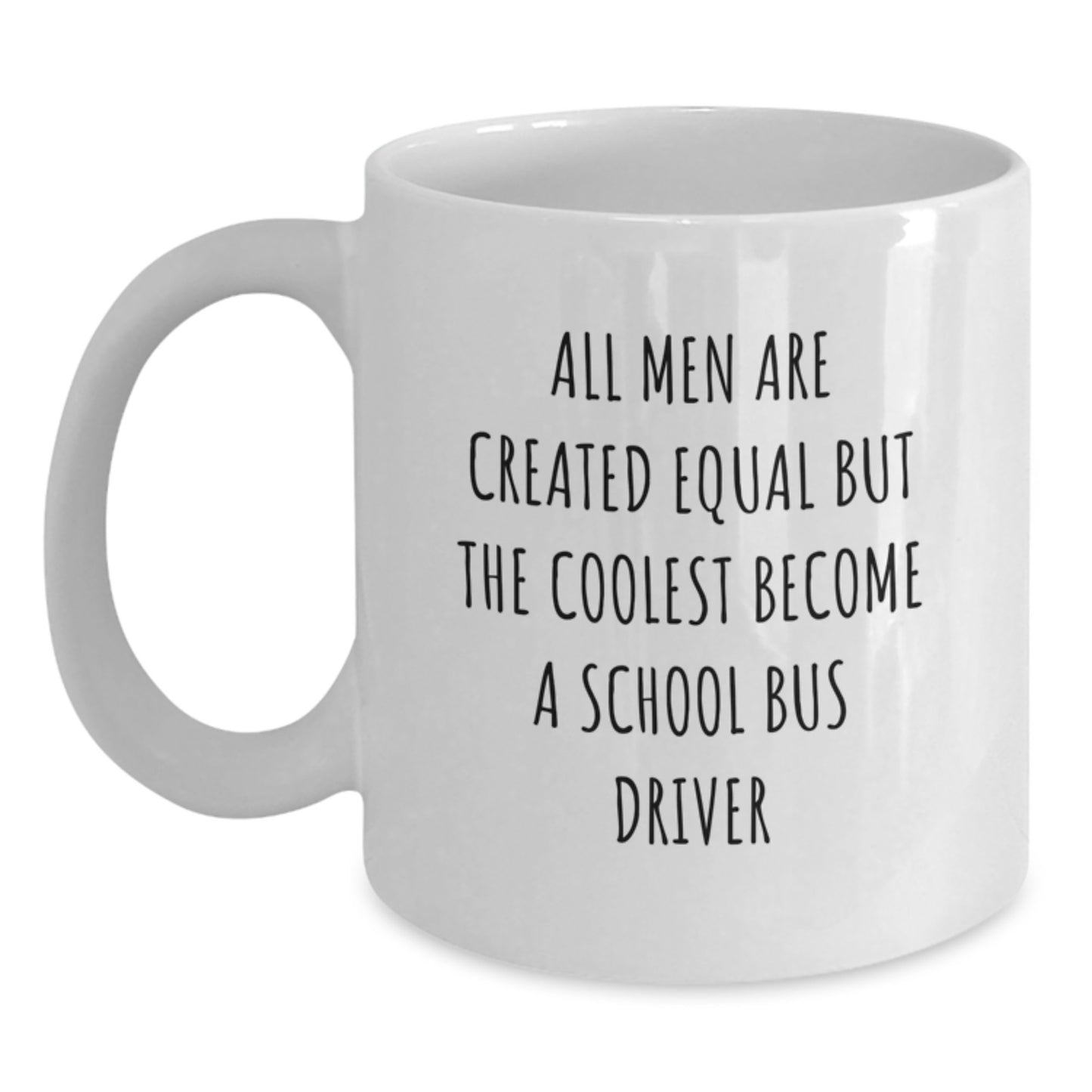 School Bus Driver White Coffee Mug Gifts from Friends for Graduation Unique - Main