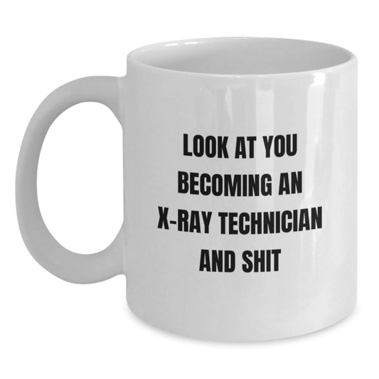 X-Ray Technician Keepsake Ceramic Mug for Him Graduation Gift - Main