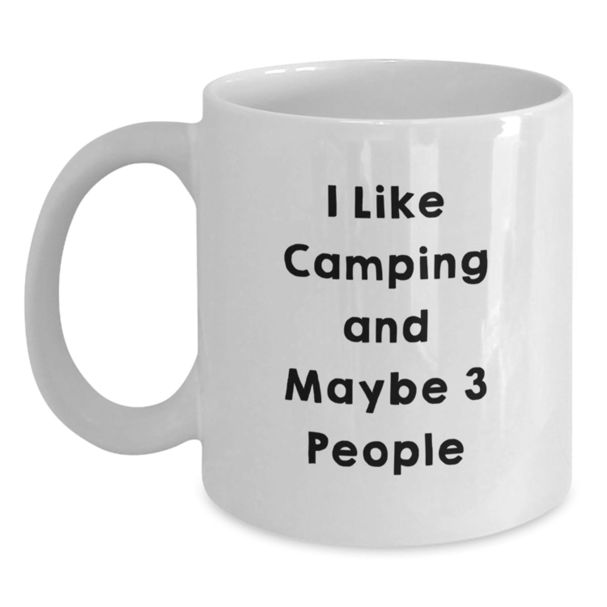 Camping Keepsake Gift for Him - I Like Camping And Maybe 3 People - Main