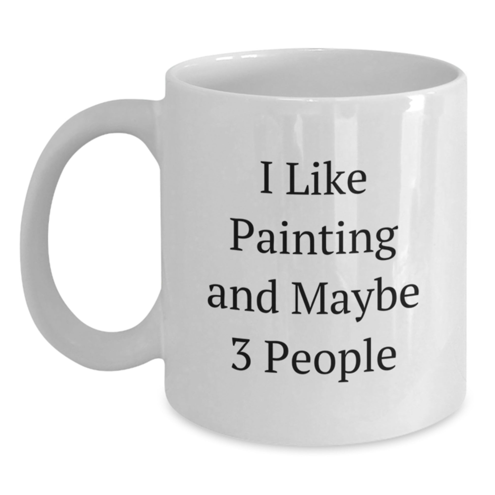 For Him Keepsake Birthday Gift White Coffee Mug Painting Quote - Main