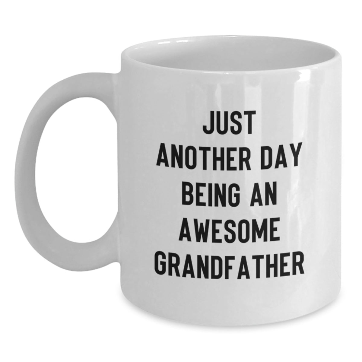 Christmas Gift For Dad - Present White Coffee Mug - Awesome Grandfather - Main