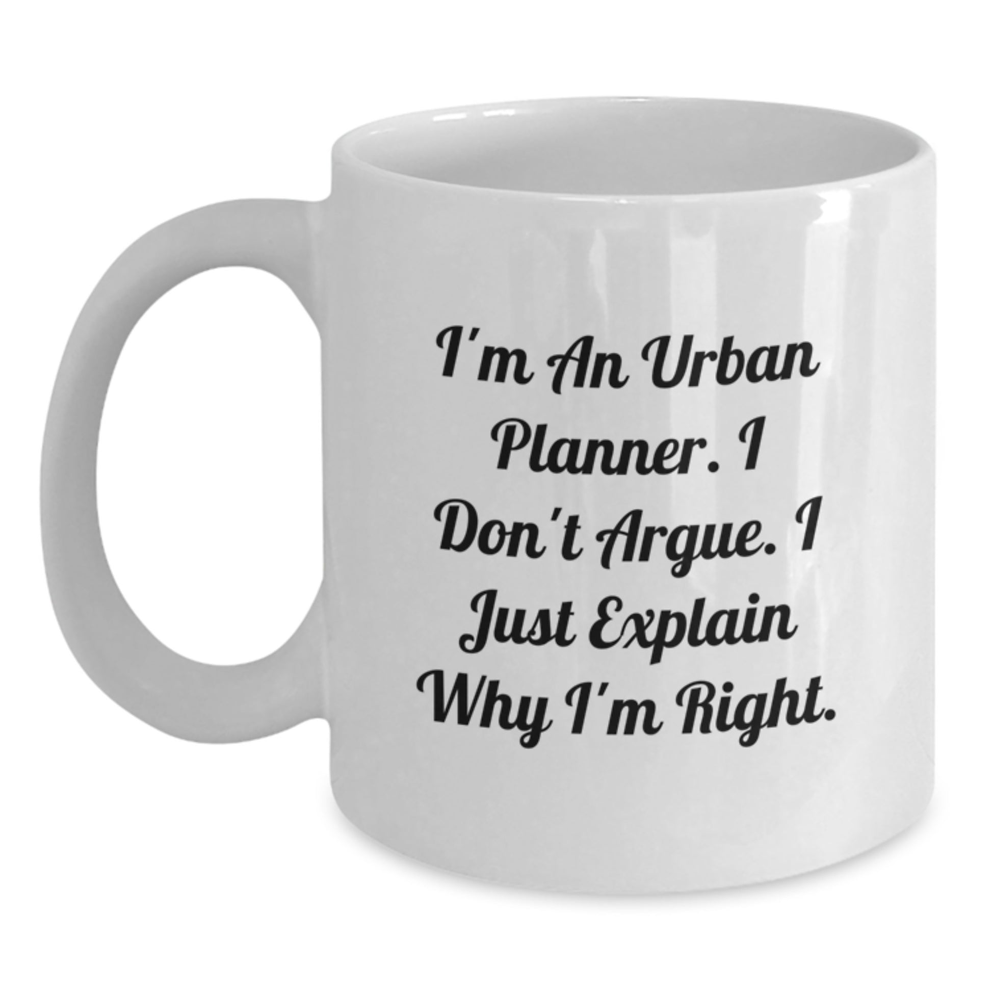 Urban Planner White Coffee Mug Funny Graduation Gifts from Friends to Family - Main