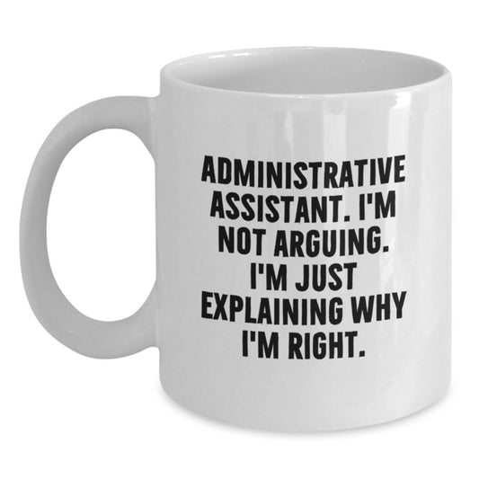 Birthday Gift for Her Administrative Assistant Keepsake Mug Present - Main