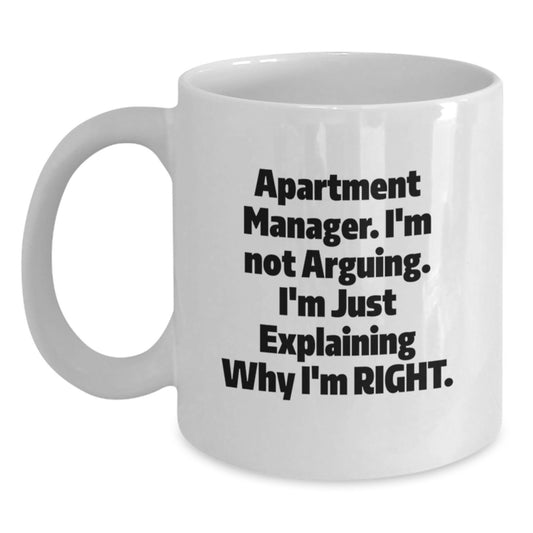 Birthday Gift for Her Apartment Manager Mug Present - Main