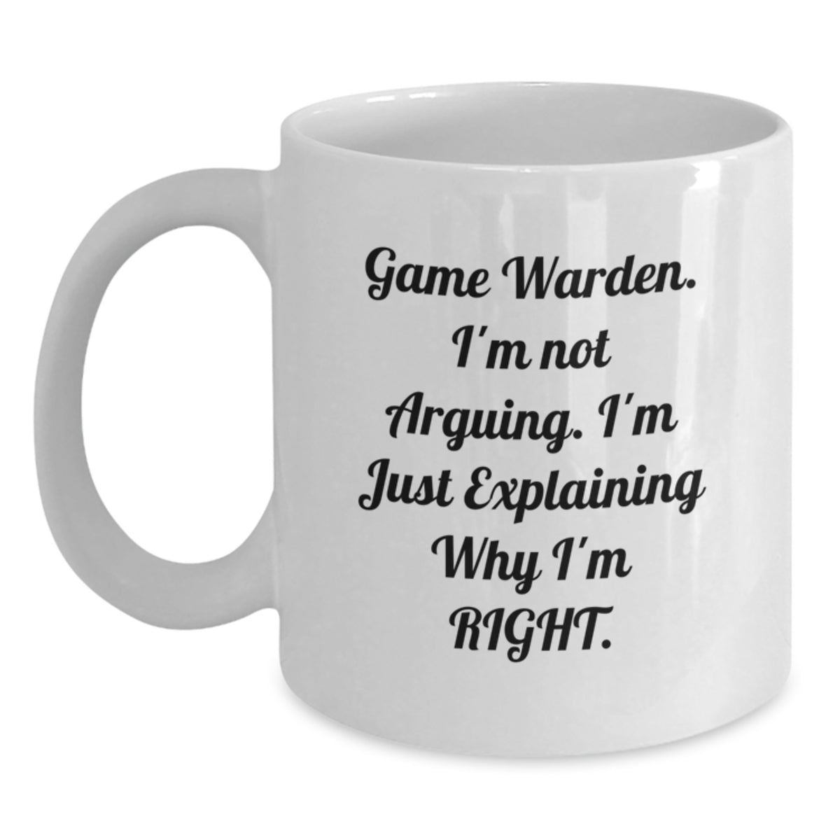 Game Warden Gift for Him - A Righteous Keepsake Mug - Main