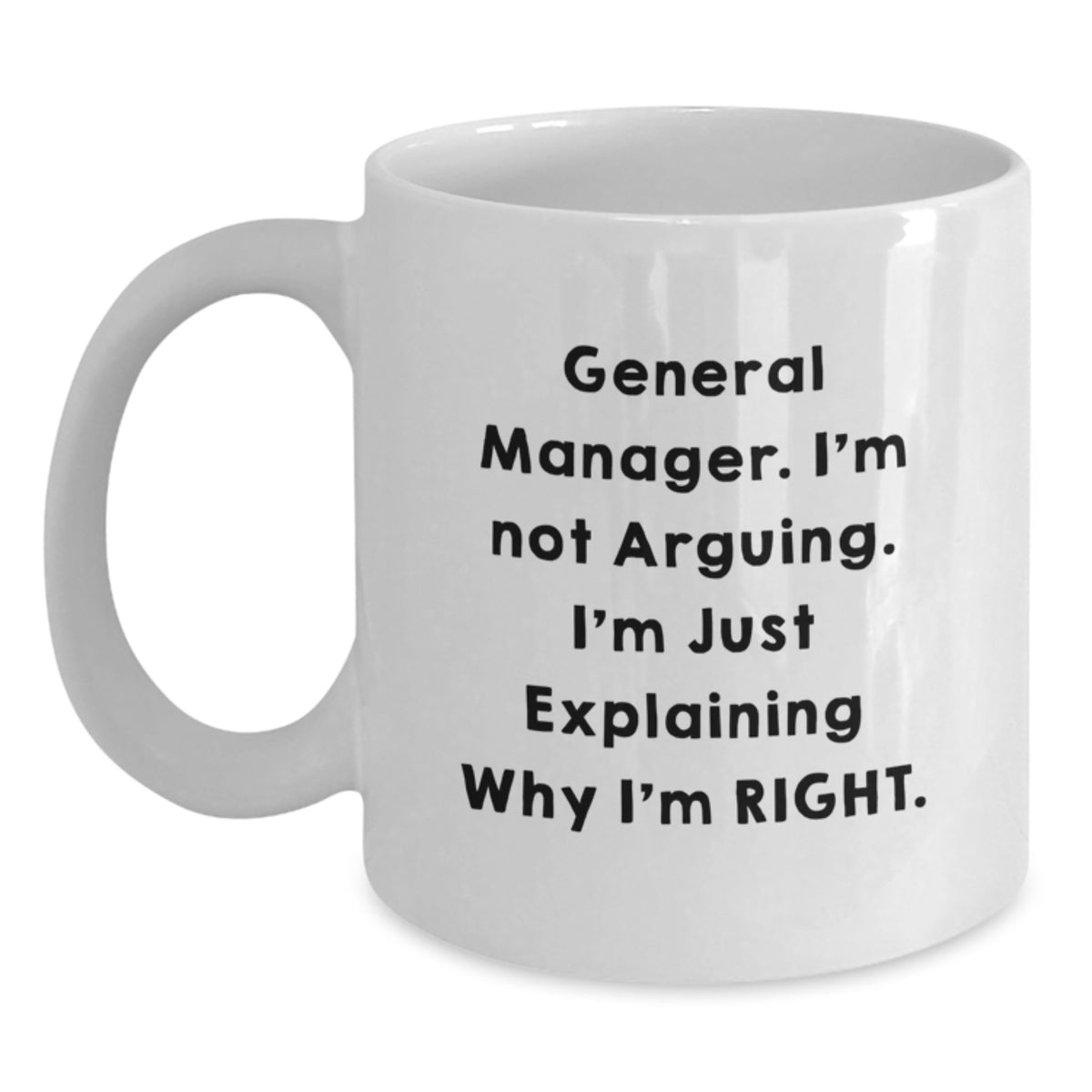 General Manager Gift for Him - A Righteous Keepsake Coffee Mug - Main