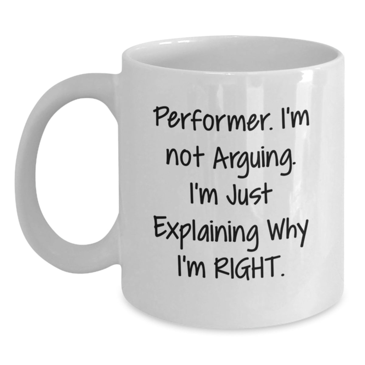 Birthday Gift Performer Keepsake White Coffee Mug for Her - Main