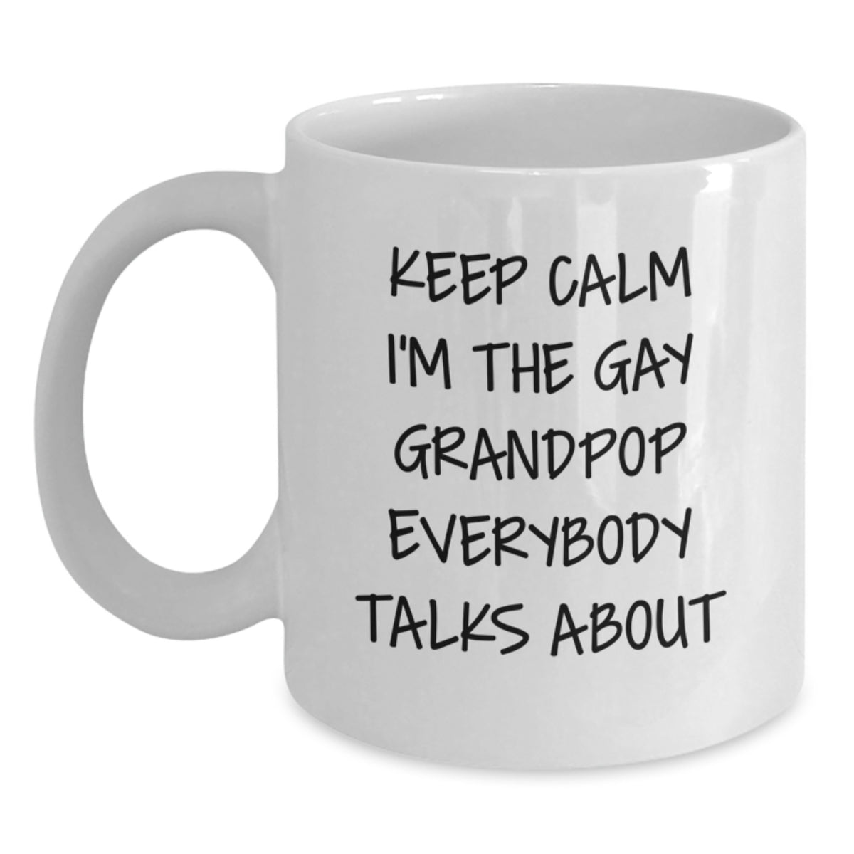 Grandpop Gift For Him Keep Calm, A Playful Keepsake Coffee Mug - Main