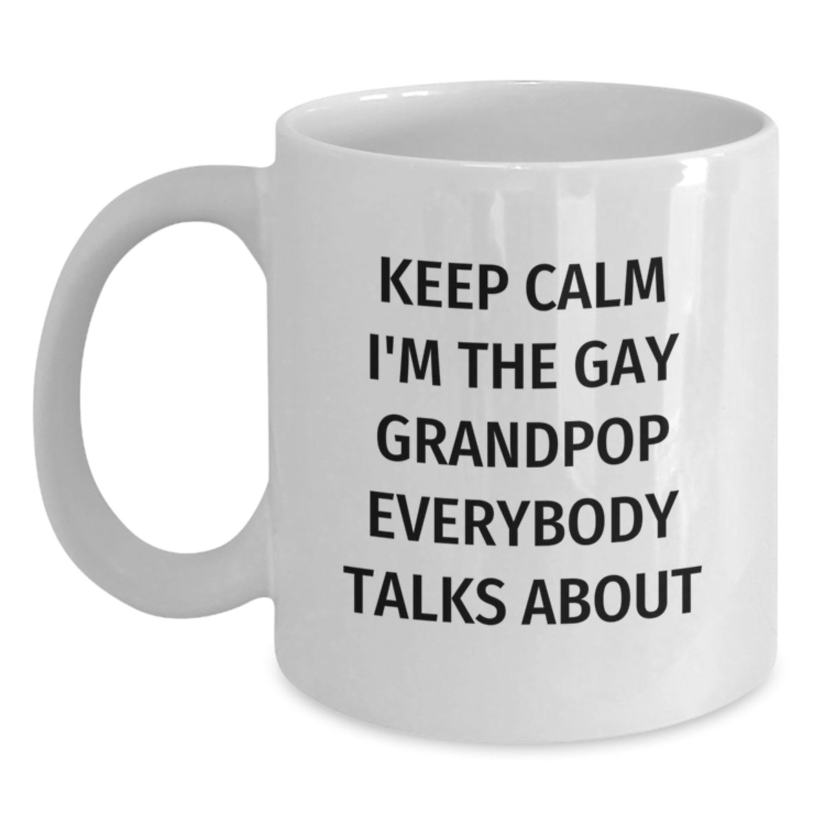 Christmas Gift Playful Grandpop Quote Coffee Mug - Keep Calm - Main