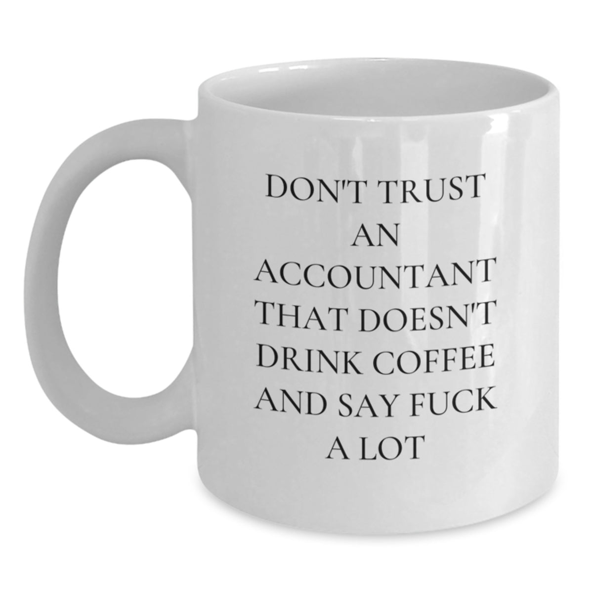 Christmas Gift for Her Accountant's Humorous Coffee Mug Present - Main