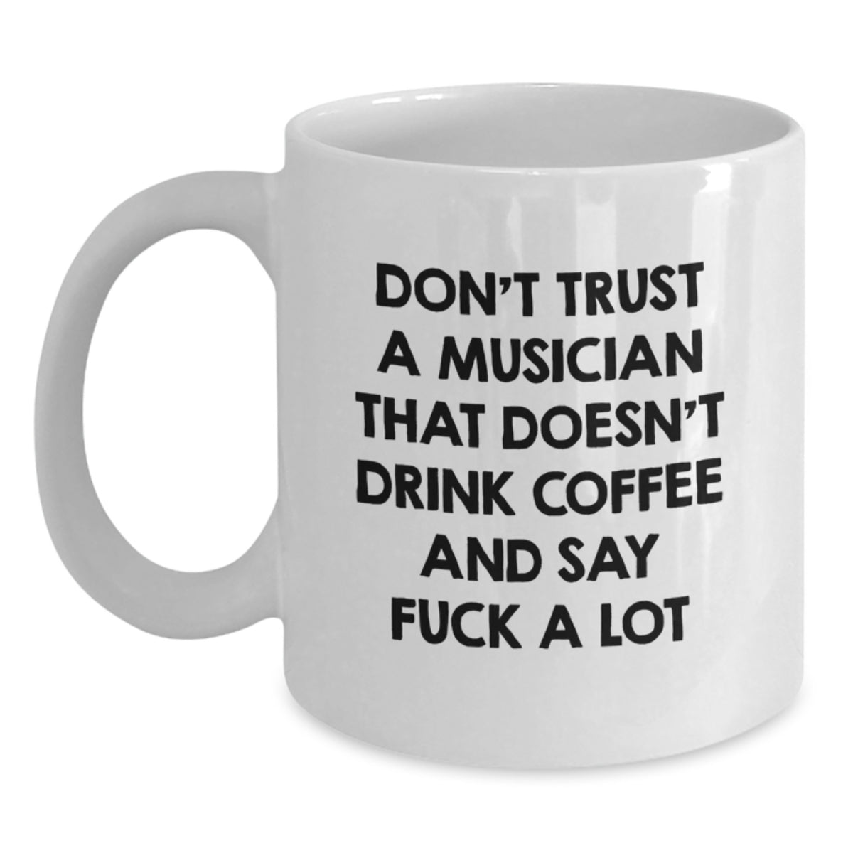 Musician Gift for Him Refreshingly Honest Coffee Mug Keepsake - Main